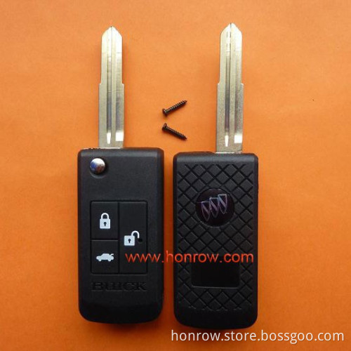 Buick 3 Button modified Filp Remote Key Shell